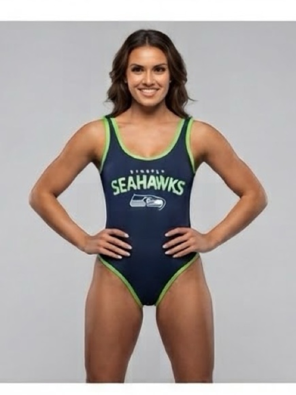 NFL Seattle Seahawks Blue One-Piece Bodysuit or Swimming